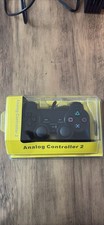 Image of Wired PlayStation 2 Controller 3rd Party In Black New Unused Sealed