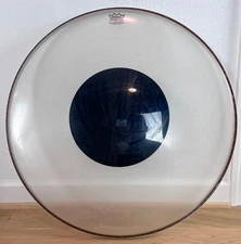 REMO CS Controlled Sound 26" Bass Kick Drum Head 70s 80s Vtg Batter Side Clear