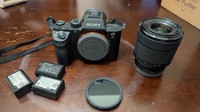 Sony Alpha A7R II 42.4MP Camera 28-70mm f/3.5-5.6 OSS Lens 3 Batteries