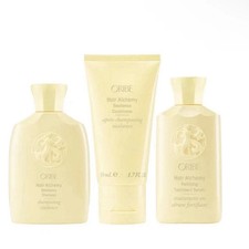 Oribe Hair Alchemy Set  Travel Shampoo Conditioner  Heatless Styling serum