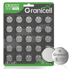 High Capacity CR2032 Lithium Battery 25Pack 2032 Lithium 3V Coin Battery for ...