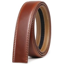 Mens Leather Ratchet Belt Strap Only 1 38 Buckle,Strap Suitable for 40MM Slide