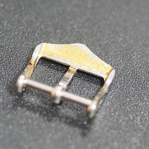Hebilla de reloj Omega - Tono dorado vintage - 13 mm de ancho pieza genuina - Imagen 10 de 11