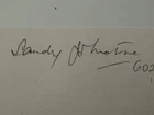 Sandy Johnstone pencil signed Battle of Britain 602 Squadron RAF WW2