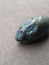 Green Jasper Alien Skull Stone