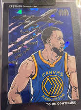 Stephen Curry Canvas Marketing Season 2 082/300 BLUE REFRACTOR Plastic Seal
