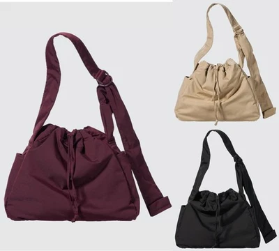 UNIQLO : C Soft Puffy Shoulder Bag 3 Colors Black / Wine /Beige - 483802 New