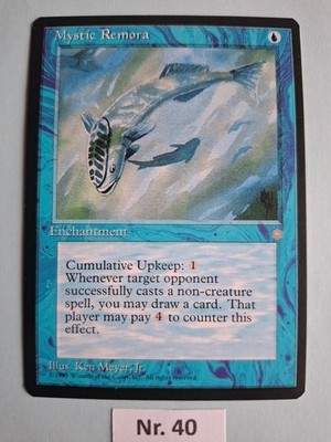 1x Mystic Remora / Mystischer Wels - NM - EN - Ice Age / Eiszeit - Magic MTG