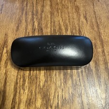 Coach Original Black Sunglasses eyeglass Case Hard Clamshell