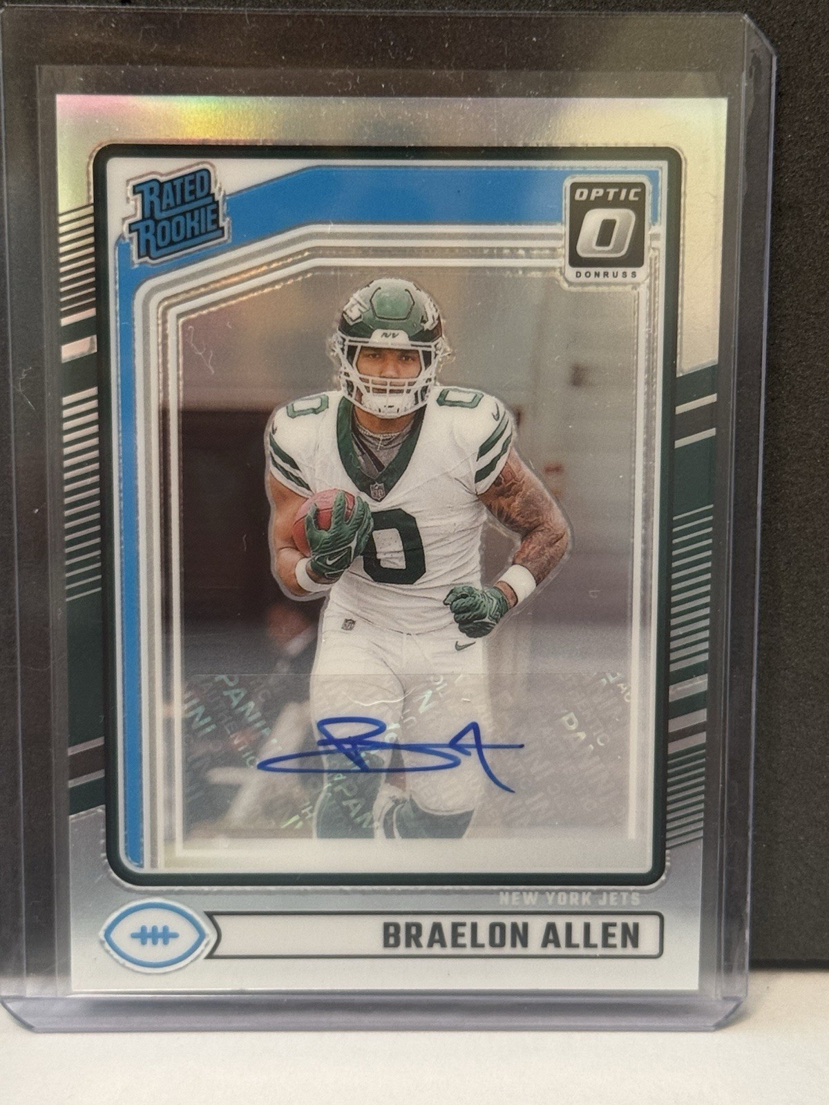 Braelon Allen 2024 Donruss Optic Preview Silver Holo Rated Rookie #306 J E T S
