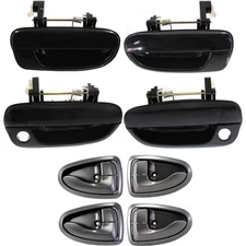 Interior and Exterior Door Handle Kit For 2000-2005 Hyundai Accent