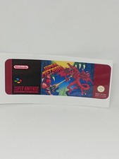 SUPER METROID (FAH) SUPER NINTENDO / SNES replacement label