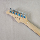 ST Electric Guitar Mahogany Body Pearl Pickguard Maple Neck Metallic Black — photo 5