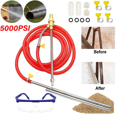 #ad #ad 5000 PSI Sandblasting Kit Pressure Washer Sand Blaster Power Blaster Attachment $30.98