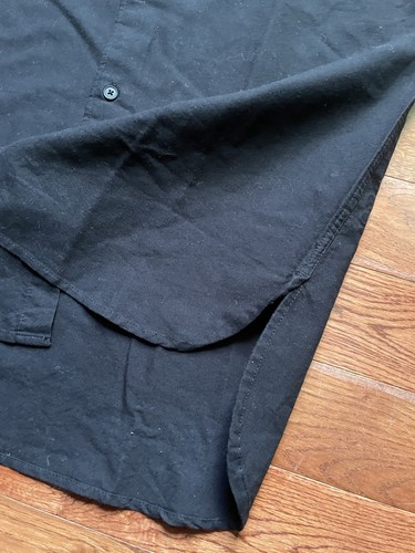 Frank & Oak Shirt Men Black Cotton long sleeve Button Down pocket Size Large NWT - Picture 7 of 18
