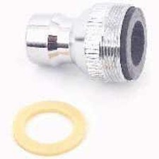 Plumb Pak PP28006 Faucet Aerator Adapter, 15/16-27 x 55/64 in in, Threaded, Chro
