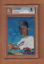 Nolan Ryan AUTOGRAPHED 1991 STADIUM CLUB CHARTER MEMBER BASEBALL CARD SIGNED AUT