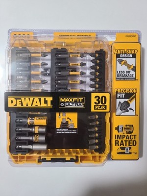 DEWALT DWAMF30 MAXFIT Impact Screwdriving Set w Sleeve (30-Piece) Connect Case