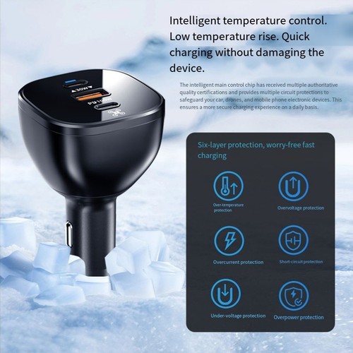 130W Car Charger for Unmanned Aerial Vehicles with Effective Heat Management - Zdjęcie 13 z 15