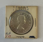 1959 Canada 1 Dollar .800 Silver Coin ELIZABETH II Extra Fine (MM00182)