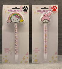 Lot 2 Hello Kitty and Friends - Hello Kitty My Melody Novelty Pens - Black Ink