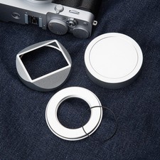 Square Metal Lens Hood Fit For Fujifilm Fuji XF27mm F2.8 R WR