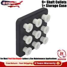 For Most Pool Cue Repair Lathes Cue Maintenance Applications Shaft Collet Set