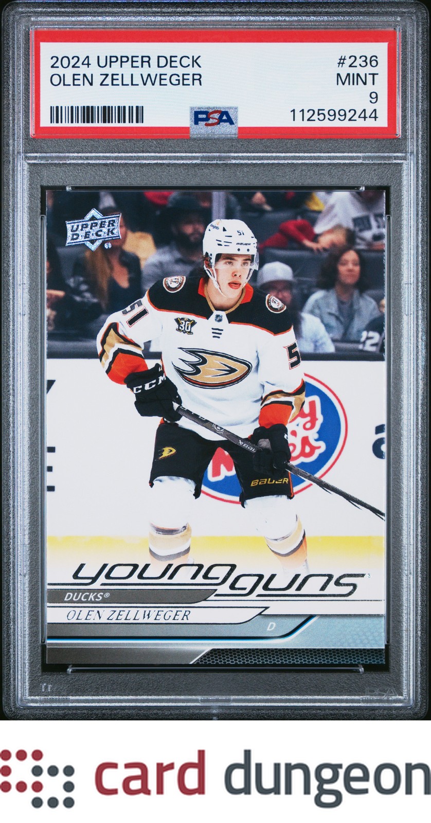 Olen Zellweger 2024 Upper Deck #236 - 112599244 PSA 9