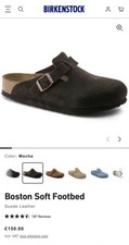 Birkenstock Boston Soft Footbed Mocha UK 5 Regular Fit