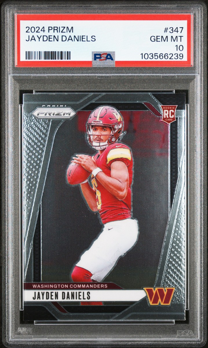 2024 PANINI PRIZM #347 JAYDEN DANIELS ROOKIE RC PSA 10 | eBay