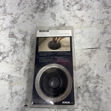 Kohler K-11352-BL Flangia e Tappo di Smaltimento Solido Durevole, Nero Opaco