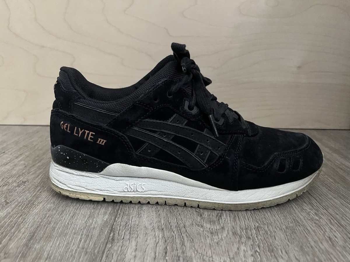 asics gel lyte iii Black Suede 6/39