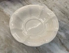 Vintage White Speckled Bowl Marked McCOY USA Stamp