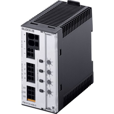 BLOCK PM 0724-400-0 Elektronischer Schutzschalter  24 V/DC 10 A  Anzahl Ausgä...