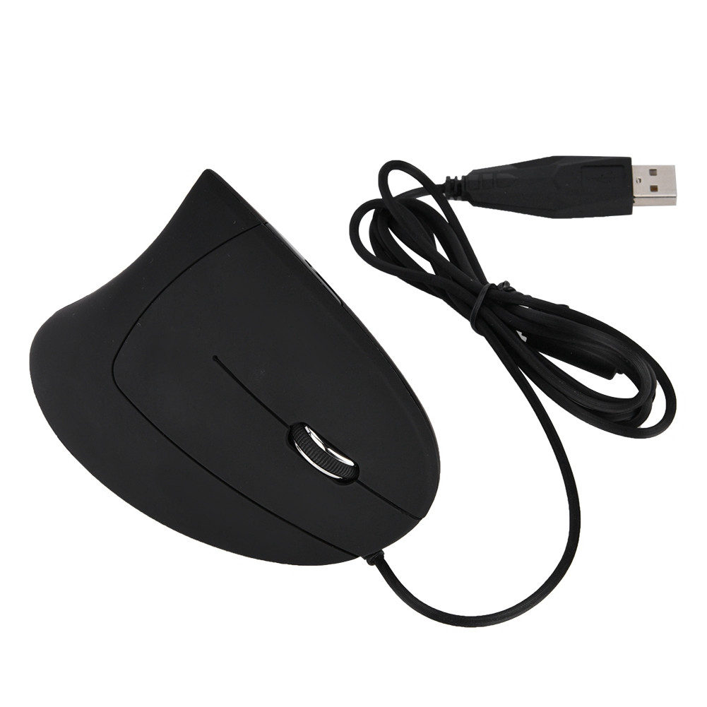 USB Wired Left Hand Vertical Mouse Ergonomic Gaming Mouse Wrist Healthy Mous NGF