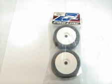 Pro-Line White Pre-Mounted Hole Shot M2 1/8 Buggy Tires (2) 9026-11