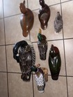 Lot Of 7 Vintage All Wood Hand crafted & Painted Ducks — photo 8