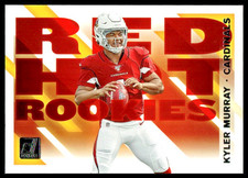 Kyler Murray 2019 Donruss Arizona Cardinals Red Hot Rookie RC Card #RHR-1. rookie card picture