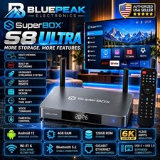SuperBox S8 Ultra Android TV Box 128GB 6K Media Player
