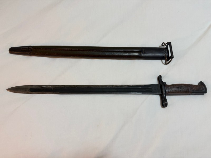 ORIGINAL Pre-WWI 1907 RIA Rock Island Armory M1905 16" Bayonet
