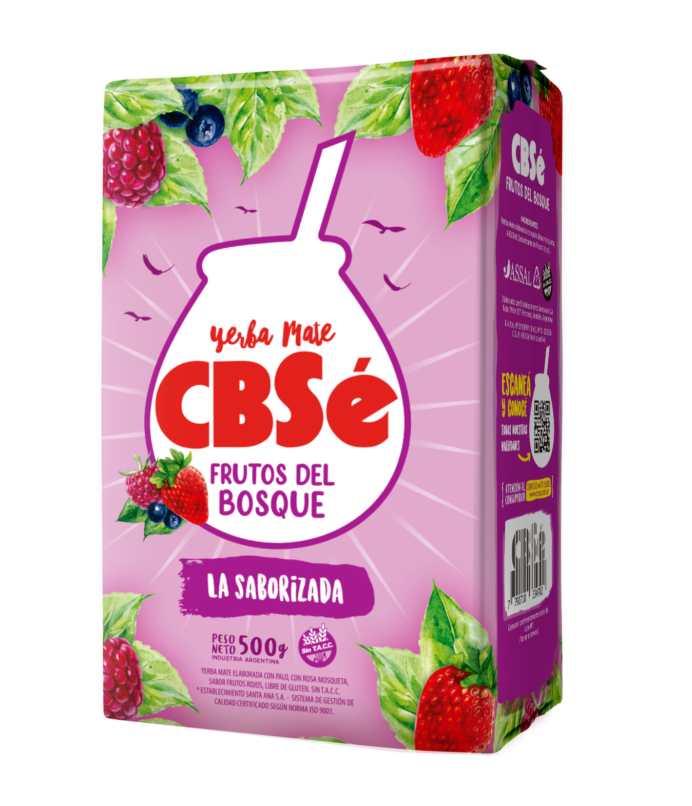 CBSé Yerba Mate Forest Fruit Blend –  (500 g ), Ship From USA