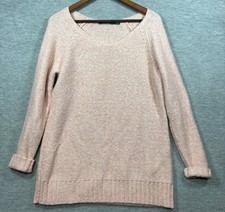 Lauren Ralph Lauren Womens Sweater M Pink Knit Sweater Pullover