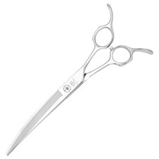 7.5 In Curved Dog Grooming Scissors, Professional Japan VG10 Steel Pet Groomi...