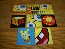 Nickelodeon SpongeBob Squarepants 8 Stickers NEW