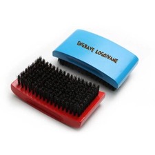 Personalized logo-Arch Wood handle Beard brush boar bristle brush men grooming