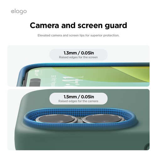 Custodia iPhone 16 - elago® iPhone 16 custodia in silicone premium - Foto 82 di 260