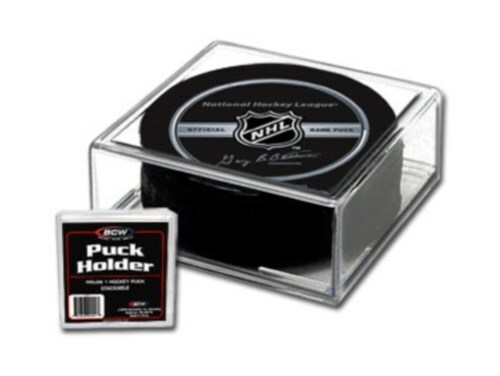 Lotto 6 BCW Hockey Puck Squares supporti quadrati supporto cubi espositori - Foto 1 di 1
