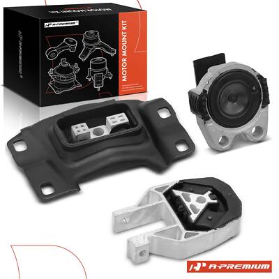 A-Premium 3x Engine Motor Mount & Trans. Mount for Ford Focus 2012-2016 L4 2.0L