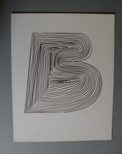 Mario Ceroli Riproduzione litografica certificata Bolaffi Arte Originale '70