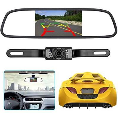 Absolute CAMPACK-700 7'' TFT LCD Color Monitor/ Rear-View Mirror w/ Camera